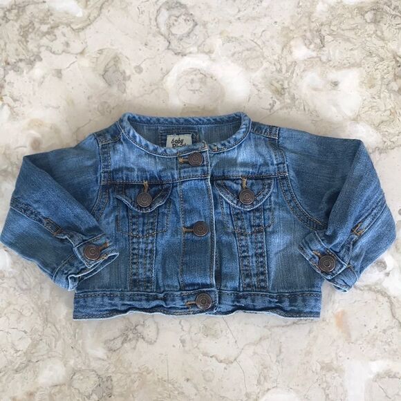 OshKosh Bolero Denim Jean Jacket 9 Months - Picture 1 of 10